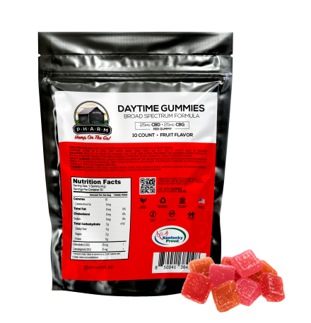 Broad Spectrum Vegan CBG Daytime Gummies