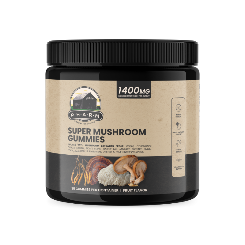 Super Mushroom Gummies (14 Mushroom Complex)