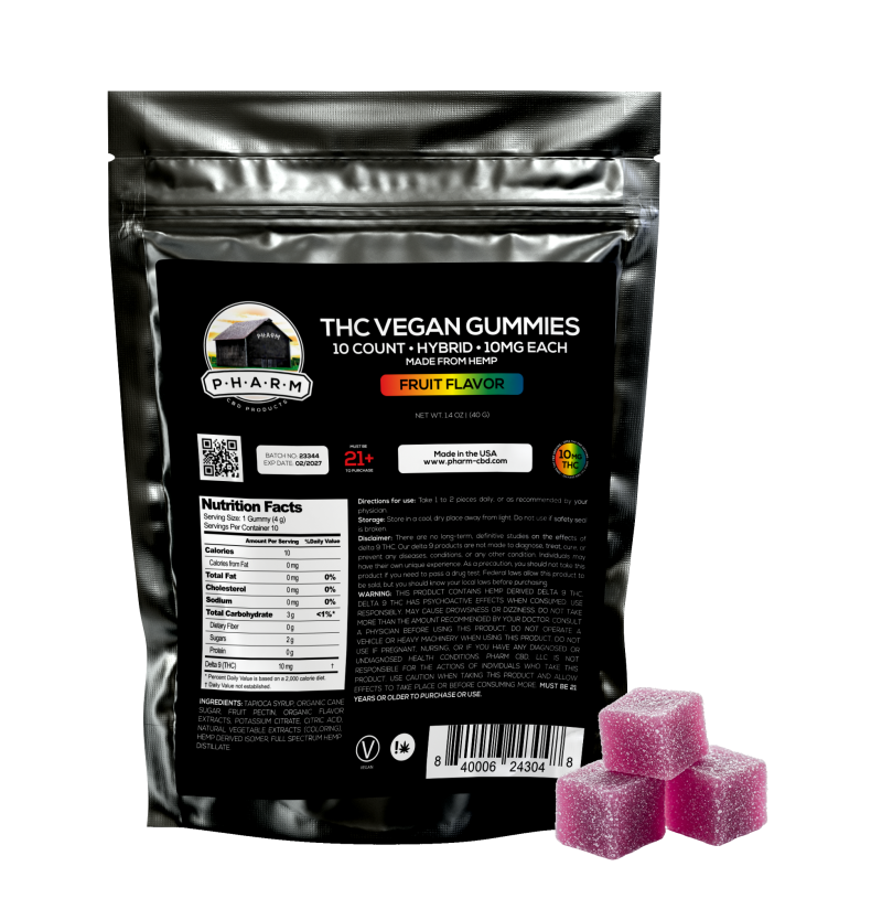 10 mg THC Vegan Gummies - Image 2