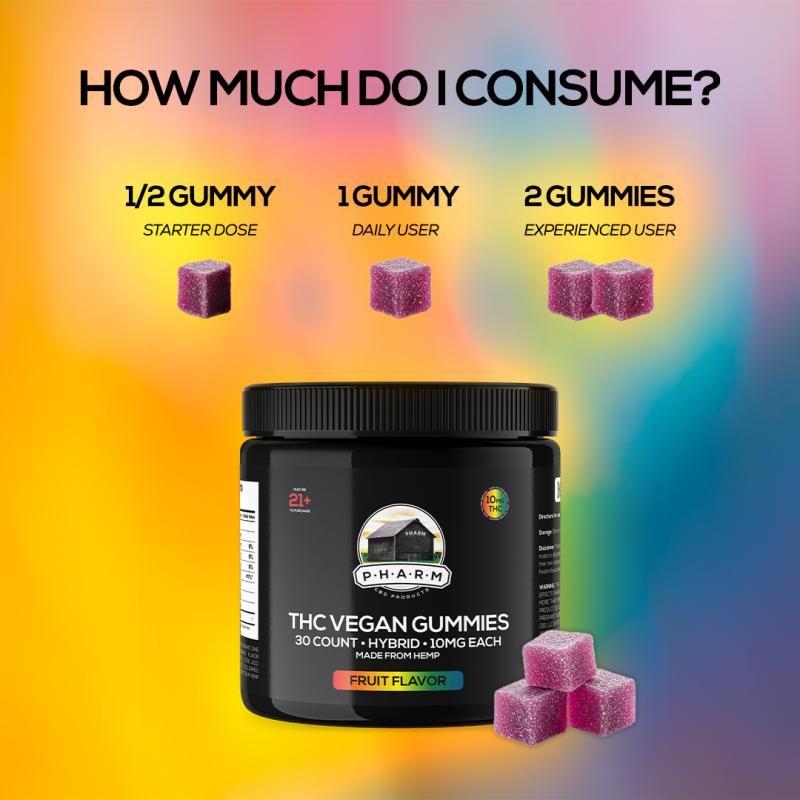 10 mg THC Vegan Gummies - Image 3