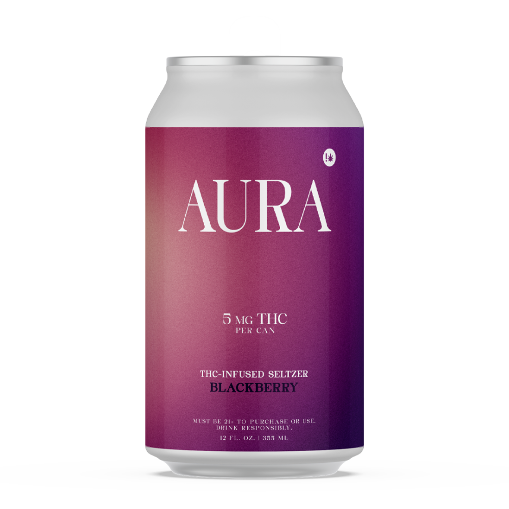 AURA 5mg THC-Infused Seltzer