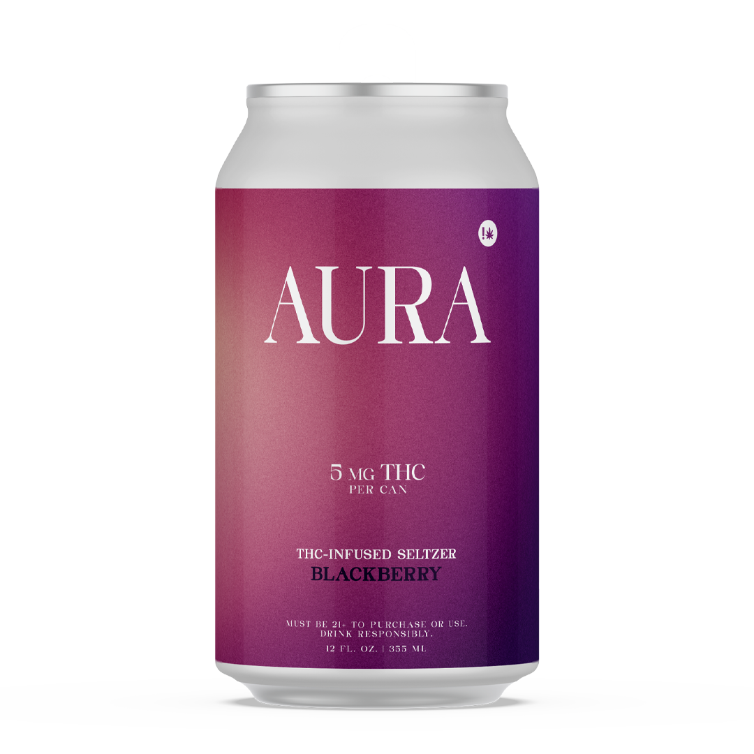 AURA 5mg THC-Infused Seltzer